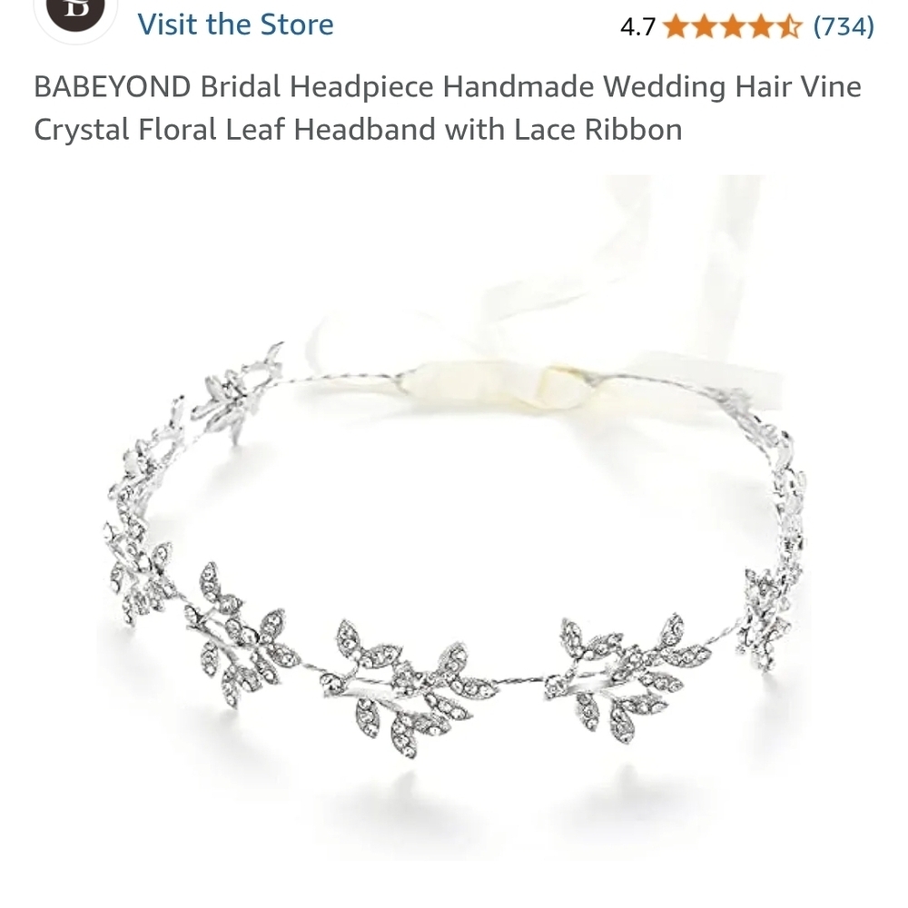 Silver Floral Vine Hair Accessory